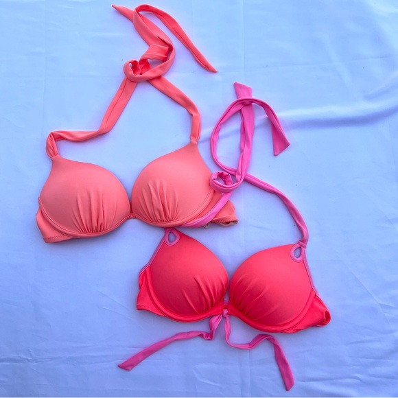 Victoria's Secret Other - Victoria’s Secret swimwear pink bombshell bikini top bundle 34 B